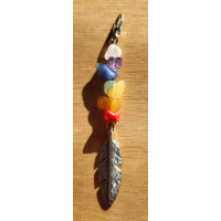 Charm chain - Chakra - Feather